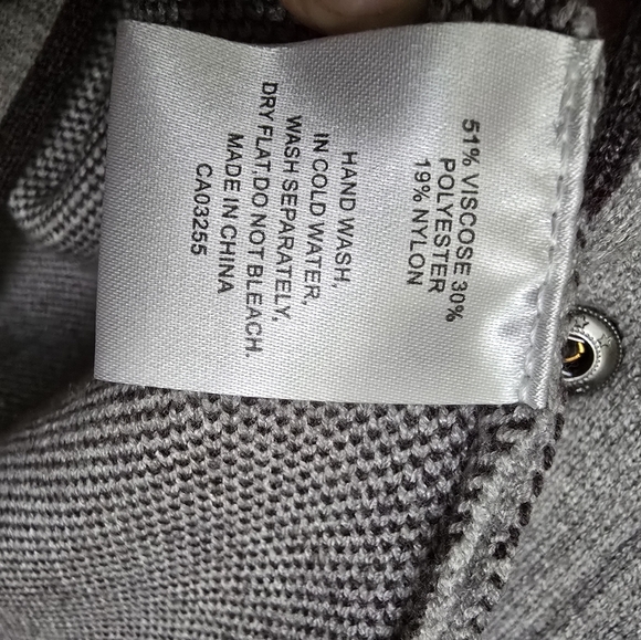 Coco Y Club Grey Hooded Knit Jacket  Bow Detail - Picture 6 of 6